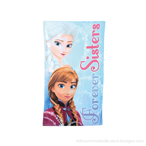 frozen sister beach towel customized